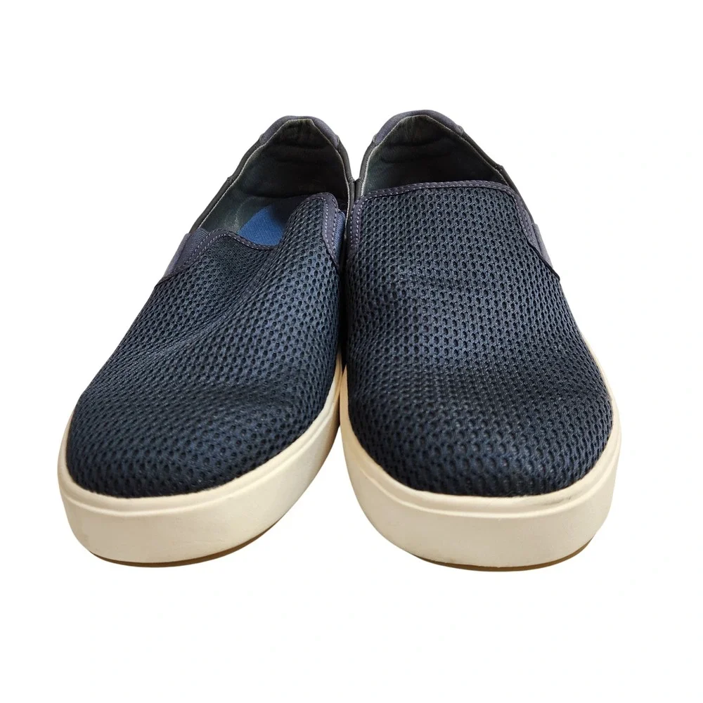 OluKai Laeahi Mens Navy Blue Textile Slip On Loafers Comfort Casual Shoes‎ US 14